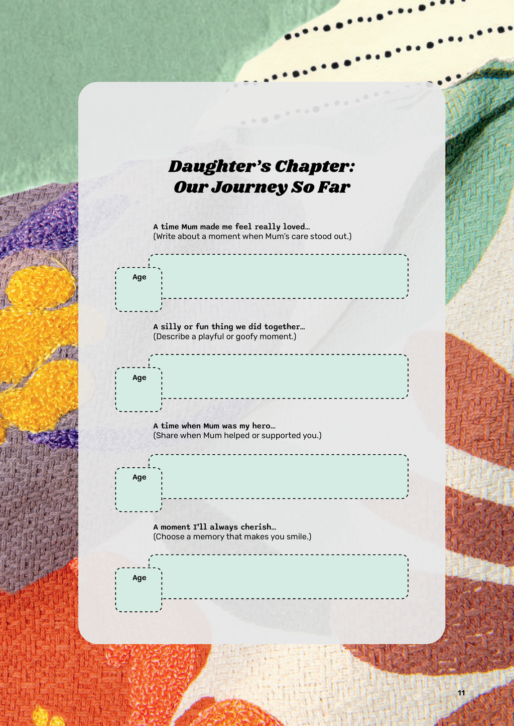 Just You & Me (Mother-Daughter Journal)